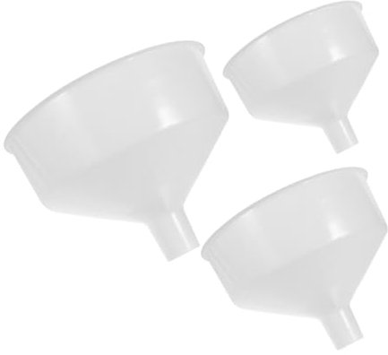 Didiseaon 3pièces Entonnoir à Huile à Large Ouverture Pour Remplir Des Bouteilles Grands Entonnoirs Pour Poudres Et Lot