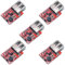 RUNCCI-YUN 5 Stück DC 0.9-5V to 5V USB Voltage Converter Stromversorgungsmodul Step Up Power Supply Module