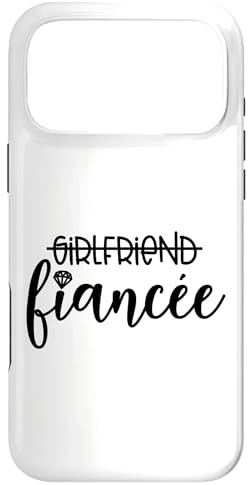 Girlfriend Fiancée Engagement Engaged Couple Matching Case for iPhone 17 Pro Max