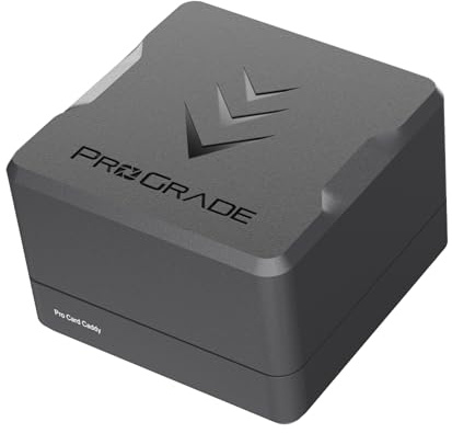Estuche para tarjetas de memoria digitales ProGrade: soporte profesional para tarjetas SD, CFexpress y CFast. Admite hasta 16 tarjetas de memoria.