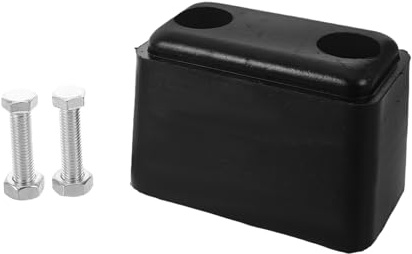 Healvian Almohadillas Amortiguadoras de Goma Negras para Puerta Trasera de Camión Protección Multifuncional y Construcción Sólida para Muelles y Almacenes