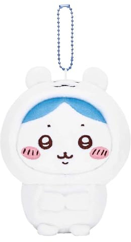 Generisch Chikawa Schlüsselanhänger - 12cm Usagi Plüschiger Kuscheltier Anhänger für Kinder & Erwachsene, Treuer-Begleiter für Rucksack oder Tasche