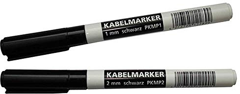 Protec.Class Kabelmarker perm 2 mm Schwarz Pkmp2