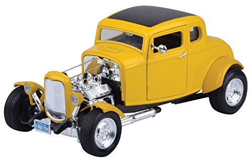 Ford Hot Rod, gelb, 1932, Modellauto, Fertigmodell, Motormax 1:18