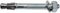 Tassello Ancorante Fischer in Acciaio FBN 12/45 ØxL. 12x202mm M12 670kg cf. 20Pz