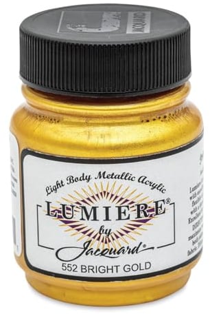 Jacquard Lumiere Paint Bright Gold 2.25Oz