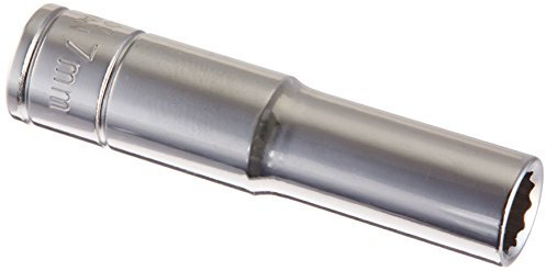 Williams 30807 1/4-Inch Drive Deep 12-Point Socket, 7mm