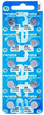 Renata Mercury Free 394 SR936SW Watch Cell Battery Swiss Made 1.55V - Pack of 10