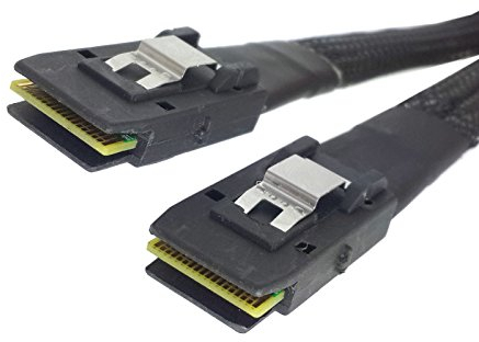 cablecc Cable de datos interno Mini SAS de 36 pines SFF-8087 a Mini SAS de 36 pines SFF-8087 para servidor de disco duro