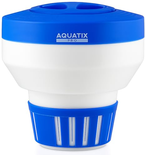 Aquatix Pro Pool Chlorine Floater Dispenser for 1 to 3 inch Tablets