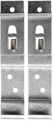 BITS4REASONS 2 x (1 par) soportes para placa de matrícula de remolque, acero inoxidable, tamaño estándar del Reino Unido, 11 cm (110 mm) de profundidad.