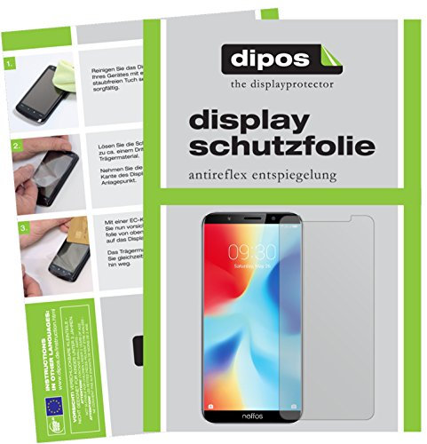 dipos I 6X Schutzfolie matt kompatibel mit TP-Link Neffos C9A Folie Displayschutzfolie