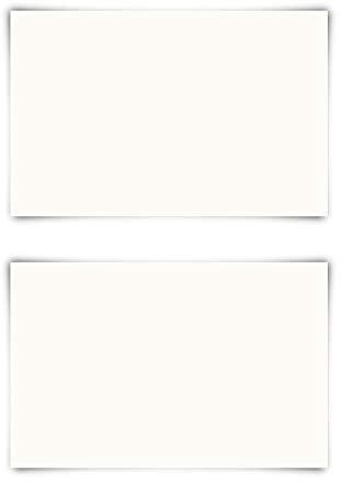 50 Blanko Visitenkarten 85x55mm Naturpapier 300g/qm Set Papier wählbar