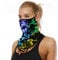 riou Face Shield Multifunktionstuch Motorrad Mundschutz Halstuch Bandana Schlauchschal für Damen Herren (P)