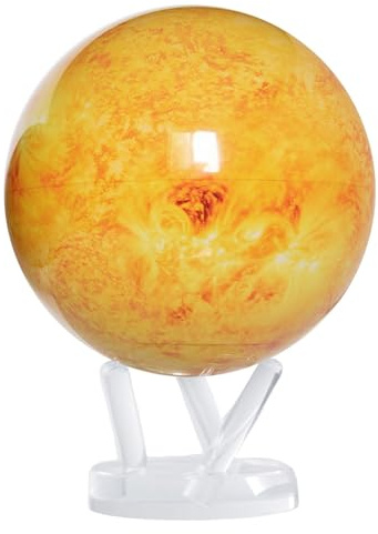 MOVA Selbstrotierender Globus, Sonne Prestige (8.5) | rotierender Solar-Globus, ohne Batterien oder Kabel, Geschenk für Astronomie-Fans, Premium-Kinetikdisplay, Weltraumdeko