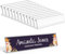 Printtoo Placas De Identificacin De Escritorio De Placas De Identificacin Escritorios Horizontal Slant Atr¡s Nombre Reutilizable Soporte Inclinado La Formacin Empresarial Paquete De Eventos De 12