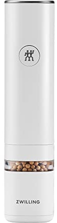 ZWILLING 53103-700-0 Enfinigy Electric Salt/Pepper Mill, Plastic, White