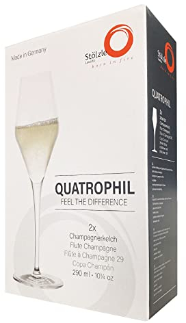 Stolzle Lausitz Quatrophil Sektglas 2er Set