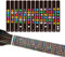 Voarge 2-teiliges Gitarren-Griffbrett-Aufkleber-Set, für Akustikgitarre, Bass, Gitarre, Notizaufkleber, Akkord-Aufkleber, Bundkarten-Aufkleber für Kinder Anfänger und Lernen