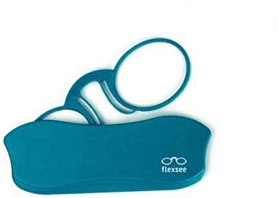 Flexsee Gravity Bügellose Lesebrille für Damen und Herren – 9 Farben / 5 Dioptrien (Türkis, 1, Dioptrien)