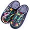 Roffatide Anime Fuzzy Hausschuhe Shenron Geschlossene Zehe offen zurück Hausschuhe mit Gummisohle Hausschuhe rutschfest Indoor Plüsch Schuhe für Frauen Männer Euro 46-47