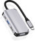 Hub Adaptateur USB C, 4 en 1 USB de Type C vers HDMI 4K, VGA, USB 3.0 et USB-C PD Station d'accueil multiport Compatible avec MacBook Series, Chromebook, Zenbook, etc. appareils de Type C
