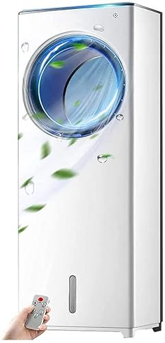Enfriador de aire sin aspas con control remoto, ventilador eléctrico portátil silencioso, enfriador evaporativo, aire acondicionado seguro sin hojas para el dormitorio de la oficina en el hogar,
