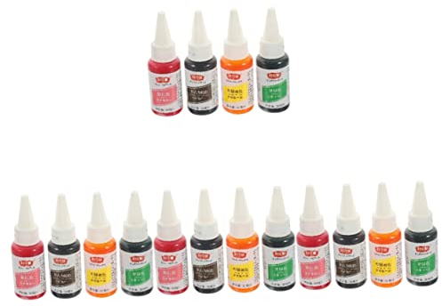 ULTECHNOVO Kuchendekoration Weihnachtsdeko 4 Stück 4 Lebensmittelfarben Kuchen-Set -Set Flüssige Lebensmittelfarbe Eierfärbe-Set Lebensmittelfarben-Set Eier-Dekorationsset Essbare