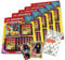 Bundle mit Lego Ninjago - Crystalized - Sammelsticker - 5 Multipack + 2 Limitierte Star Wars Karten + Exklusive Collect-it Hüllen