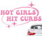 Jiayaus Car Stickers, Funny Car Stickers and Decals, Cute HOT Girls HIT CURBS Car Decals, Weatherproof Pink Car Accessories for Women Girls Driver, Automotive Window, Laptop, Suitcase (Pink)