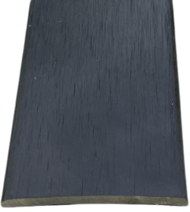 Grandismo® Prestige Stick-Down Cover Strip - 37mm Width - Tile/Wood/Laminate/Lino Flooring Threshold Plate Trim Metal Floor Door Bar - Brushed Black