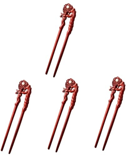 FOMIYES 4 Horquillas Retro Para El Pelo Para Mujer Accesorios Para El Cabello Palillos Chinos Para El Pelo Para Moños.