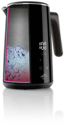 ETA Doppelwandiger Wasserkocher Ellen I 1.850–2.200 W I 1,5 l I 40 bis -100 °C I LED-Anzeige I KEEP WARM Funktion I Speicherfunktion