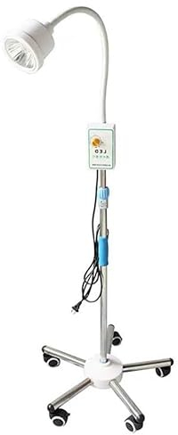 SZAJOR Chirurgische medizinische Untersuchungsleuchte, Bodenständer, dimmbare OP-Leuchte für Gynäkologie, ambulante Behandlung, Stomatologie, HNO