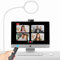 vatato Key Light - Professionelle LED Videolicht Schreibtischlampe in 1200 Lumen zum Streamen, TikTok, Zoom, Videokonferenzen, Home Office, Remote-Steuerung, natürliche Farbe/Temperatur einstellbar