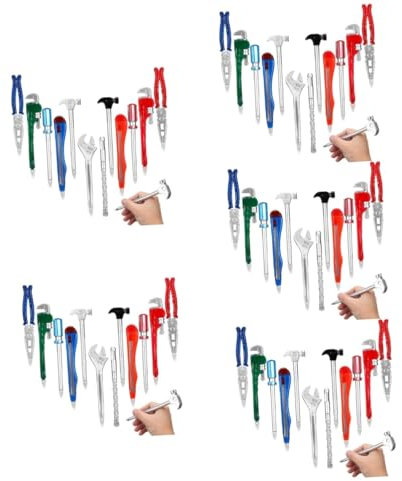 SEWACC 55pcs Roller Ballpoint Pens Tool Pen for Men Fun Office Supplies Smooth Writing