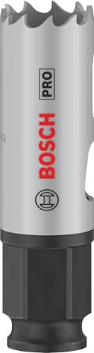 Bosch Lot de 24 scies cloches Pro Multi Material Power Change Plus (pour bois tendre, cloison sèche, Ø 20 mm, accessoires professionnels pour perceuse/visseuse)