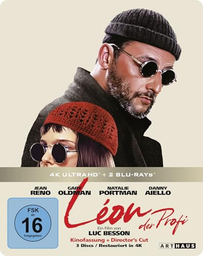 Léon - Der Profi: 4K Ultra HD Blu-ray + Blu-ray / Kinofassung + DC / Definitive Edition / Limited Steelbook