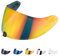 Visiera Casco Moto per EXO R420,Visiera per Casco Moto,Sostituzione della Visiera della Lente del Casco del Parabrezza del Motociclo per Il Casco Integrale (Argento)