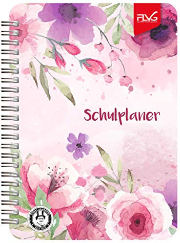 FLVG A5 Gymnasial-, Schul- und Studienplaner 2025/2026 Schulplaner Blüten Onkel Schwerdt