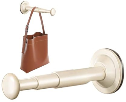 Porte-cintres escamotable - Tringle pliante murale pour linge, peu encombrante - Rail de penderie réglable pour chemises et serviettes, porte-vêtements télescopique