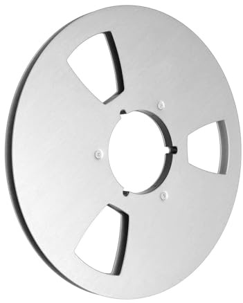 Navna Bobine di alluminio a 3 fori per 1/4 10.5 pollici aperto nastro con viti in acciaio inox per bobine registratori in acciaio inox vite nastro bobine