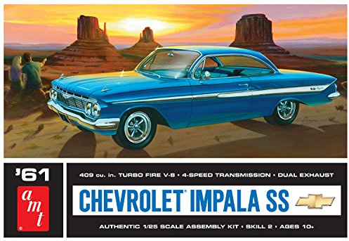 Platz AMT AMT1013 1:25 Scale 1961 Chevrolet Impala SS Model Kit