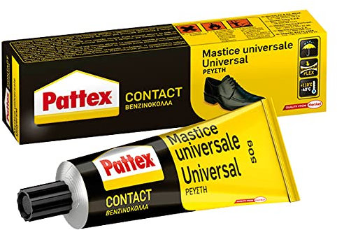 Mastice Superchiaro 'Universale' Adesivo A Contatto Universale Per L'Incollaggio Di Gomma, Cuoio, Moquettes, Feltro. Rapido, Non Macchia E Non Rovina Le Vernici.