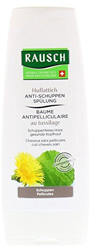 Rausch Huflattich Anti-Schuppen Spülung (feuchtigkeitsspendend, beruhigt die Kopfhaut, ohne Silikone und Parabene - Vegan), 1er Pack (1 x 200 ml), Geruchlos