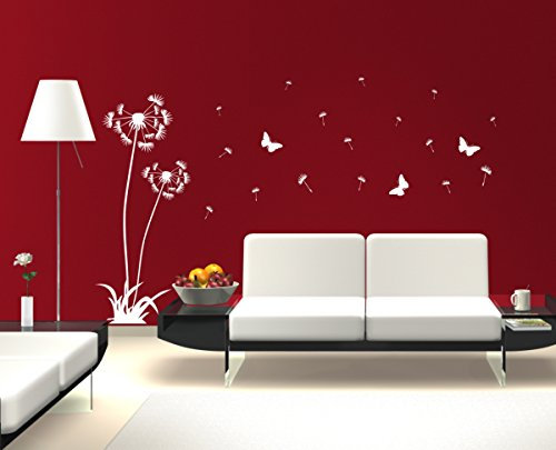 Original nur bei rs-interhandel/shop-wandtattoo # beliebtes Wandtattoo Pusteblume im 2er Set 120cm und 160cm