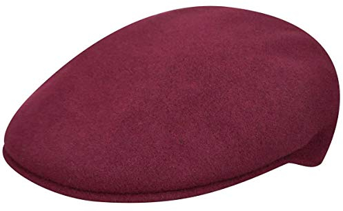 Kangol Herren Damen Mütze Schirmmütze Flatcap Original 504 | Schlägermütze mit Kultstatus 0258BC Herrencap (M (56-57 cm) - Bordeaux)