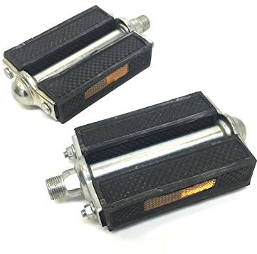 Pedale Pedalsatz Set Universal mit Reflektor passend für Maxi MS MV – Mofa, Moped, Mokick – Hochwertige Qualität, Universalpassend