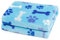 ALLISANDRO® Hundedecke Pet Haustier Katzen Decke Flanell Blau sehr Weich und Schöne perfekt für Ihre Haustier(80X100 cm)
