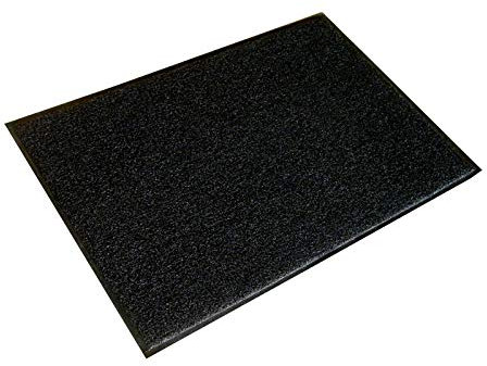 Ultralux Indoor Outdoor Heavy Duty Dirt Trapper Entrance Mat | 120cm x 180cm | Absorbent, Strong, Waterproof, Non-Slip Durable Door Mat | Black | Multiple Sizes